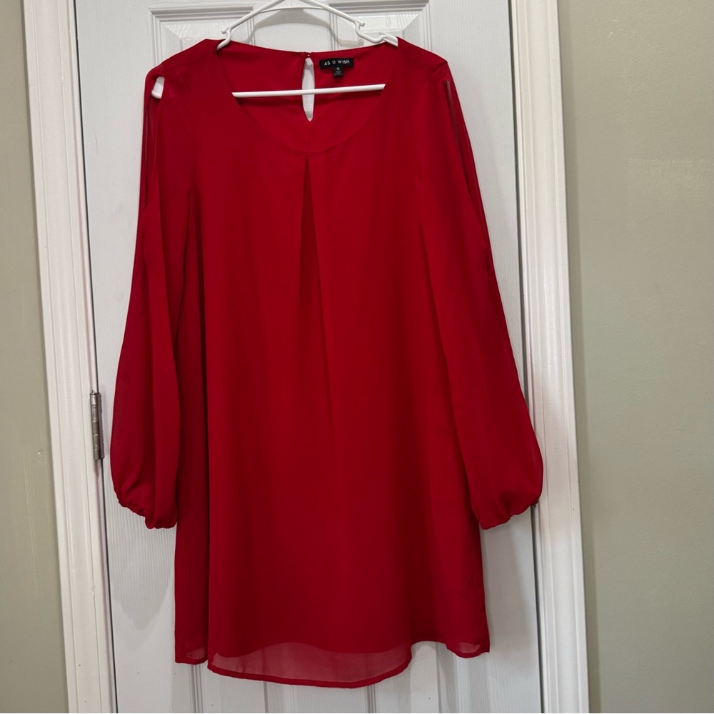 Chiffon Women's Red Dress